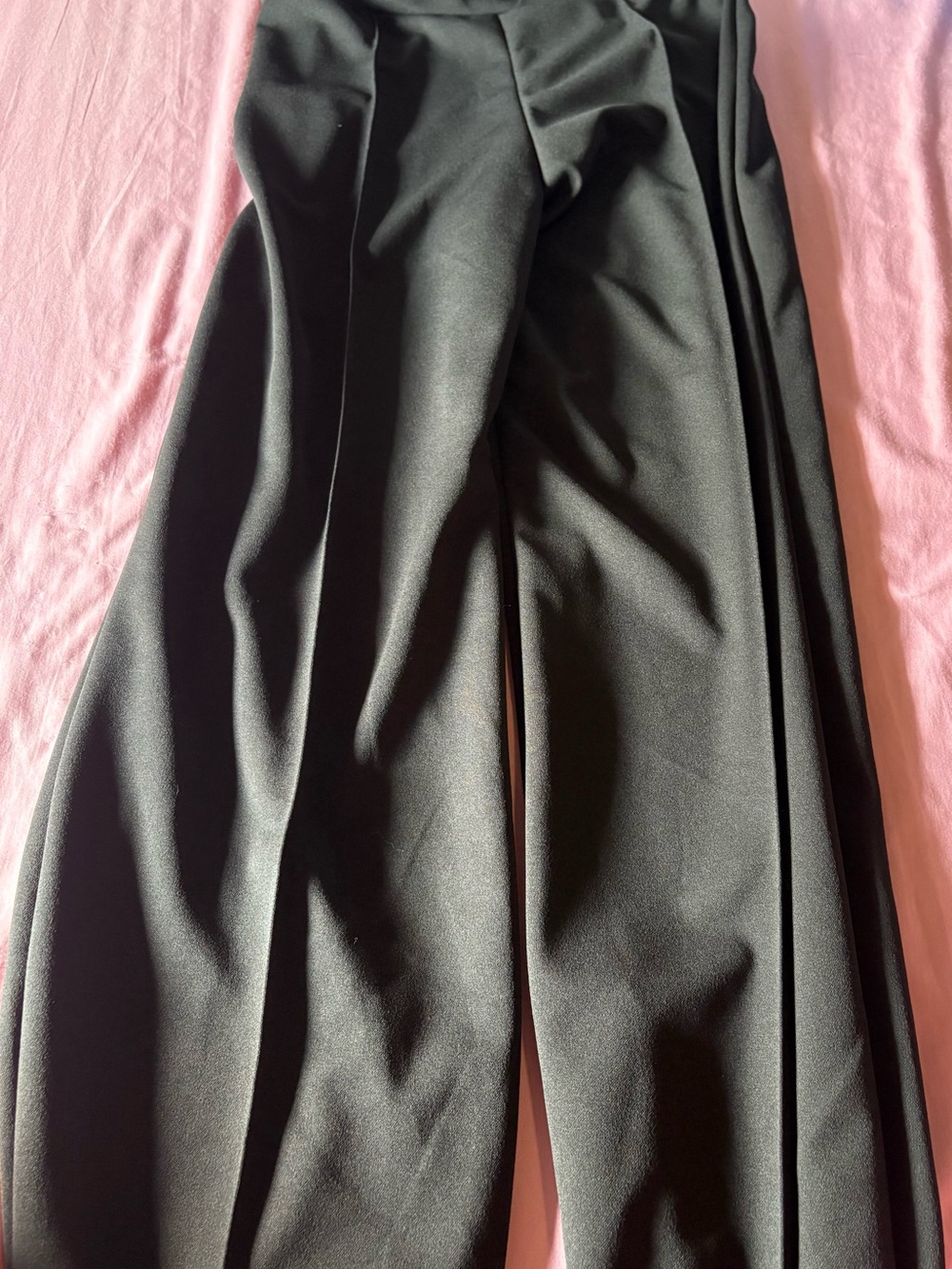 Classic Black Wide-Leg Pants